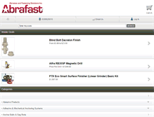 Tablet Screenshot of abrafast.com